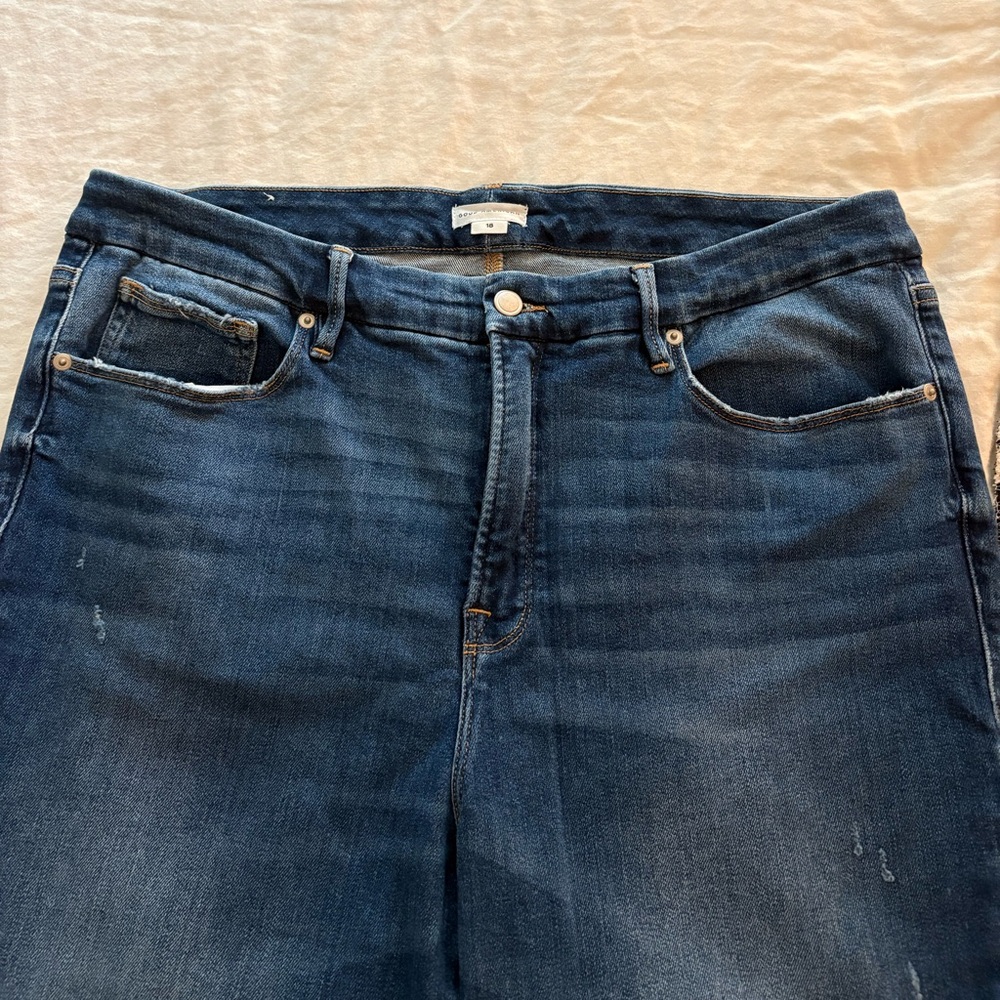 Good American Good Legs Straight Jeans - Size 18